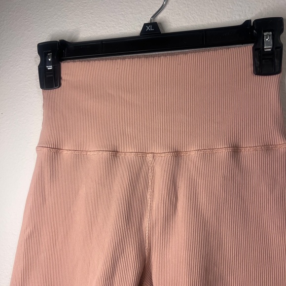 aerie Ribbed High-Waist Bike Shorts — Dusty Mauve - Picture 2 of 4